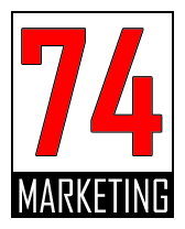 74 Marketing Logo
